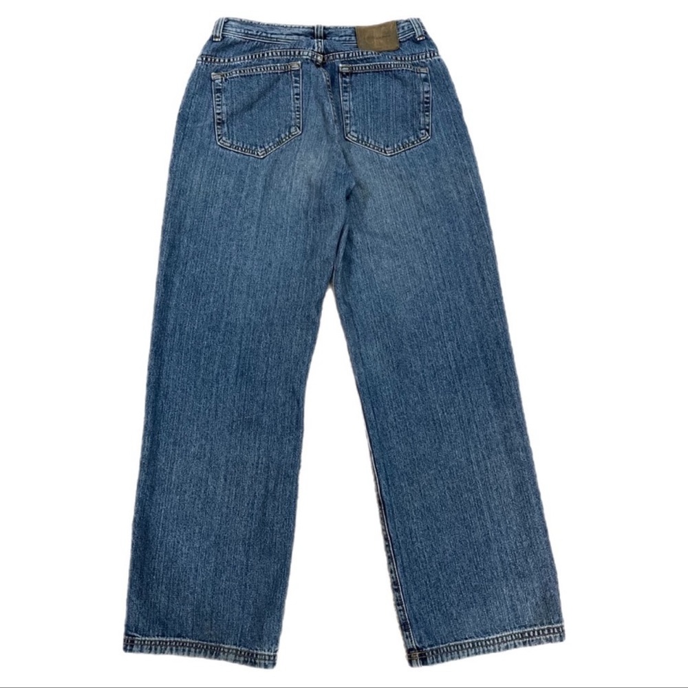 Vintage Calvin Klein Button Front Stovepipe Jean 11 Medium Stone Blue - Picture 5 of 14